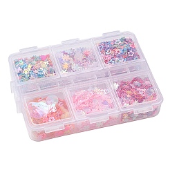 18 г 6 вида блесток из ПВХ&nbsp;PVC-FS0001-03