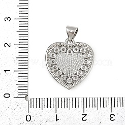 Латунные микро проложить кубического циркония подвески KK-P323-11D-P01