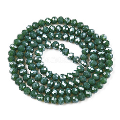 FilI di perline in vetro placcato&nbsp;LS-EGLA-A034-P4mm-A09-A