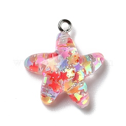 Прозрачные смоляные подвески RESI-D055-086P