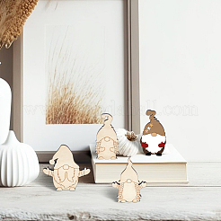 1 комплект незаконченных деревянных вырезок DIY-MA0002-33