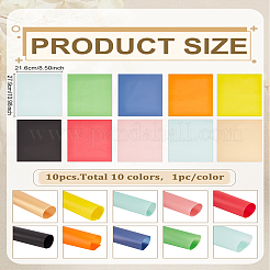 10 Blatt Natur-Transparentpapier Transparentpapier&nbsp;AJEW-LP0004-08