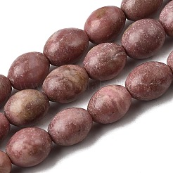 Природные родонит бисер нитей G-K362-I05-02