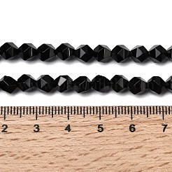 Бусины из натурального черного оникса&nbsp;G-Z119-A04-01