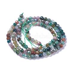 Natur Indien Achat Perle Stränge&nbsp;G-A129-2mm-03