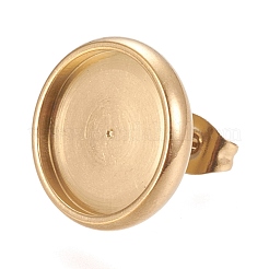 Ионное покрытие (ip) серьги-гвоздики из нержавеющей стали 304&nbsp;STAS-K202-05E-G