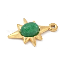 Подвески из окрашенных синтетических драгоценных камней&nbsp;LS-STAS-R162-05G-03