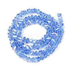 Гальванизируйте прозрачное стекло бисер нитей&nbsp;LS-GLAA-N021-4mm-03