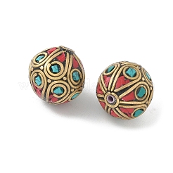 Индонезийские бусины ручной работы KK-H075-03AG