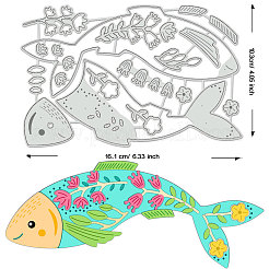 Углеродистая сталь разрезает трафареты DIY-WH0309-1930