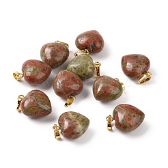 Природные подвески Unakite G-I311-A29-G