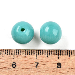 Perlas de vidrio de color sólido opaco&nbsp;GLAA-N007-10mm-A09