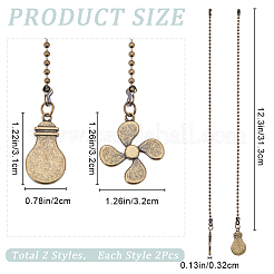 2 комплект удлинителей цепи для потолочного вентилятора из сплава FIND-CP0001-80