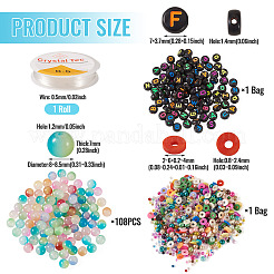 Kits de fabrication de colliers/bracelets DIY&nbsp;DIY-TAC0032-18I
