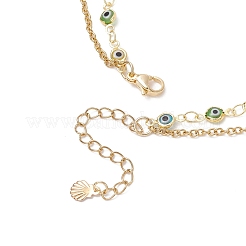 Подвеска в форме сердца и креста с прозрачным кубическим цирконием из латуни NJEW-JN05398-03