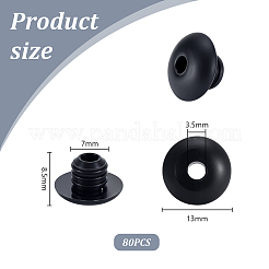 80шт резиновая водонепроницаемая резьбовая заглушка&nbsp;FIND-GA0006-91B