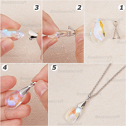 Антикоррозийные 2шт 925 подвески из стерлингового серебра STER-BBC0005-50P