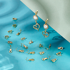 20 шт. фурнитура для сережек-клипс из нержавеющей стали 304&nbsp;STAS-UN0058-60