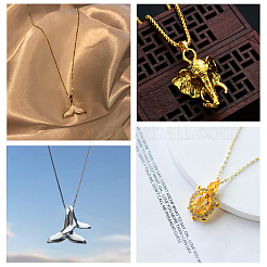 18шт 3 стильные латунные подвески&nbsp;KK-CA0001-52G