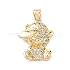 Латунные микро проложить кубического циркония подвески KK-M240-13G