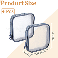 4 bolsa de mano con cremallera para guardar cosméticos&nbsp;ABAG-CN0001-57B