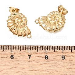 Boucles d'oreilles à tige en acier inoxydable 304&nbsp;STAS-D391-04A-G