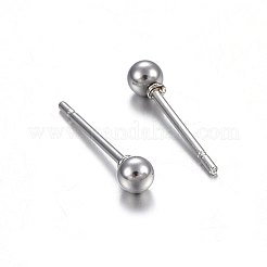 Серьги-гвоздики из нержавеющей стали 304&nbsp;LS-EJEW-P161-01P