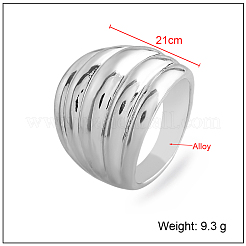 Mehrschichtige Fingerringe aus Zinklegierung für Damen&nbsp;IA4421-2