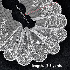 Кружевная отделка из полиэстера&nbsp;SRIB-WR0001-15B