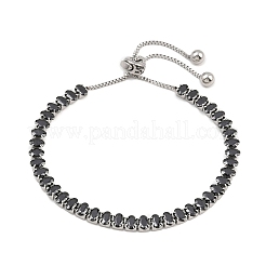 Браслеты-слайдеры из хирургической нержавеющей стали 316 BJEW-C125-17E-02