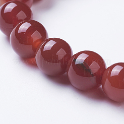 Полосатые агатовые / полосатые агатовые вышитые бисером браслеты&nbsp;BJEW-I254-10mm-05