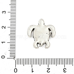 Сплавочные овальные бусины тибетского стиля  TIBEB-L008-02AS