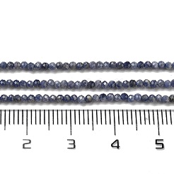Натуральные сапфировые бусинки G-F509-18A-2mm
