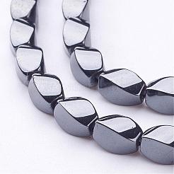 Немагнитные синтетический гематит бисер пряди G-E001-4-8x5mm