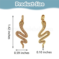 5шт латунные подвески с микропаве и кубическим цирконием&nbsp;ZIRC-SZ0002-77