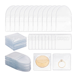 100 шт. 2 стиля пыленепроницаемые ПВХ памятные монеты конверты для хранения ювелирных изделий ABAG-PH0001-49