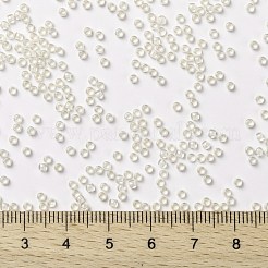 TOHOラウンドシードビーズ  日本製シードビーズ  （981c）内側のカラークリスタル/ホワイトの裏地  11/0  2.2mm  穴：0.8mm  約1110PCS /ボトル  10 G /ボトル&nbsp;SEED-JPTR11-0981C