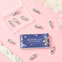 10 шт. латунные застежки-скобы с покрытием стойки&nbsp;KK-SC0006-67P