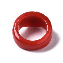 Blickdichte Fingerringe aus Acryl&nbsp;RJEW-Q162-001D