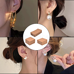 100 шт. Карточки для демонстрации сережек из крафт-бумаги с отверстием для подвешивания&nbsp;CDIS-YW0001-21