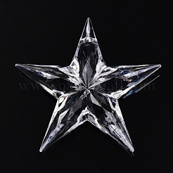 Прозрачные акриловые подвески&nbsp;TACR-T028-09A