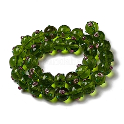 Бусины ручной работы ухабистой бисер нитей&nbsp;LAMP-K037-16B