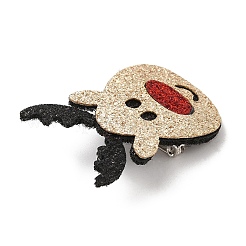 Рождественская тема брошь из искусственной кожи&nbsp;LS-JEWB-C004-01E