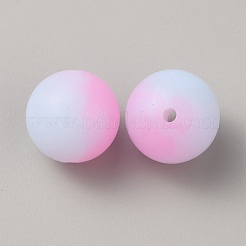 Светящиеся круглые бусины из пищевого силикона&nbsp;SIL-TAC0007-04L