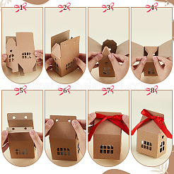 Geschenkboxen aus Papier in Hausform&nbsp;ABAG-WH0040-41A