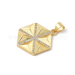 Латунные микро проложить кубического циркония подвески&nbsp;KK-U047-21G