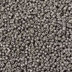 MIYUKIデリカビーズ  シリンダー  日本製シードビーズ  11/0  （db1169)亜鉛メッキマットピューター  1.3x1.6mm  穴：0.8mm  約10000個/袋  50 G /袋&nbsp;SEED-X0054-DB1169
