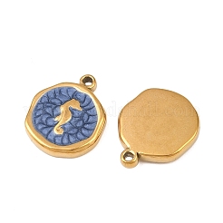 Подвески из нержавеющей стали 304 с эмалью&nbsp;STAS-P425-01G-01