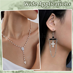 200 шт. подвески-крестики из нержавеющей стали 304 STAS-ME0001-72