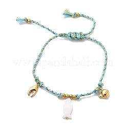 Браслеты из нержавеющей стали 304 «Рыба&nbsp;BJEW-K237-18G